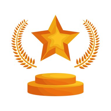 Beyaz yerine altın yıldız kupası