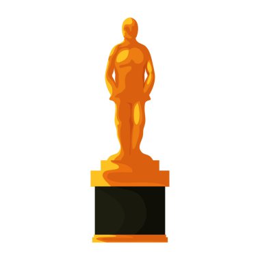 cinematography award trophy isolated icon