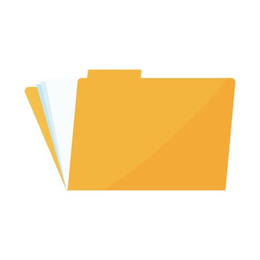 documents folder design over white