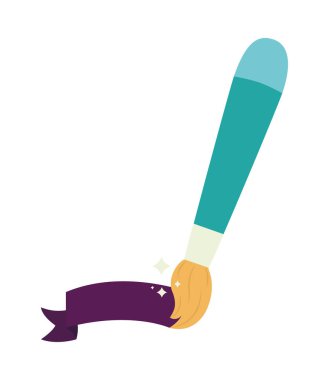 boya fırçası okul ikmali simgesi