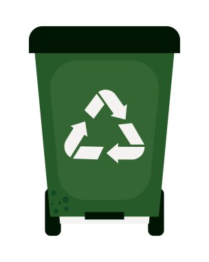 Çöp kutusu ekoloji simgesini geri dönüştür