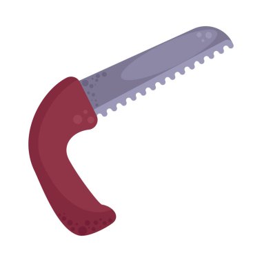 handsaw gardening tool isolated icon