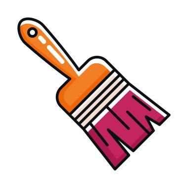 boya fırçası aracı izole edilmiş simge