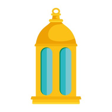 Altın Arap lambası dekoratif simgesi