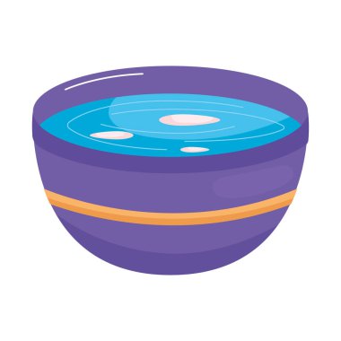 songkran bowl with water icon