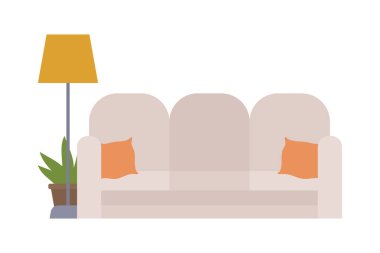 sofa and lamp livingroom furniture