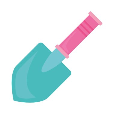 shovel tool equipment isolated icon