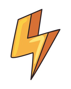 flat golden thunder over white