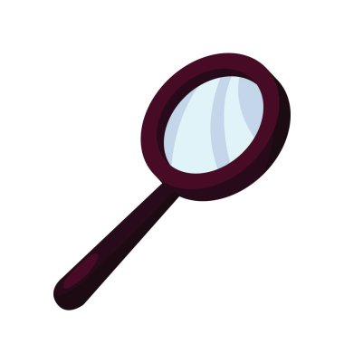 brown loupe design over white