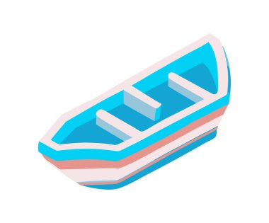 boat kids toy isolated icon