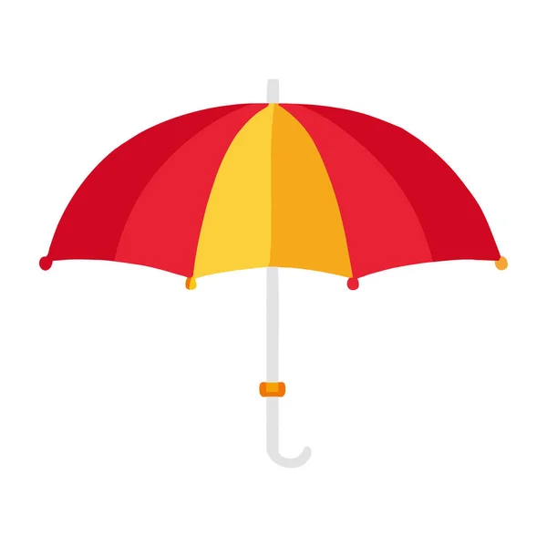 Yellow Red Umbrella Accessory — ストックベクタ