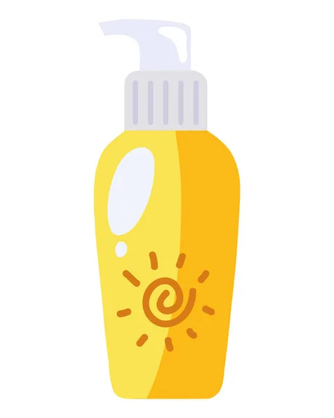 防晒霜瓶图标 — 图库矢量图片