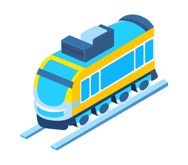Eisenbahn Schienen Kinder Spielzeug Ikone — Stockvektor