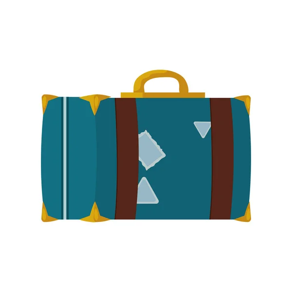 Blue Briefcase Design White — Image vectorielle