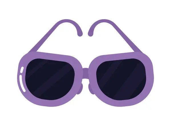 Summer Sunglasses Optical Accessory Icon — Stock Vector