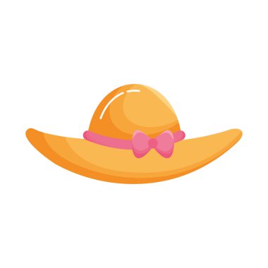 Kadın turist şapkası aksesuar seyahat simgesi
