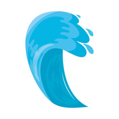 mavi deniz dalgası doğa simgesi