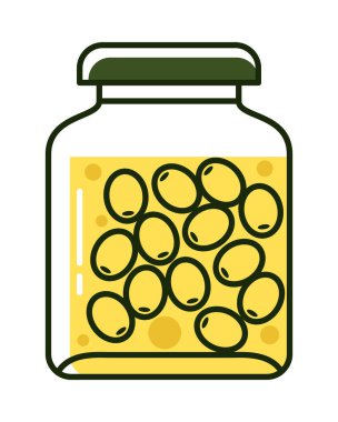 Tencere simgesinde zeytin tohumları