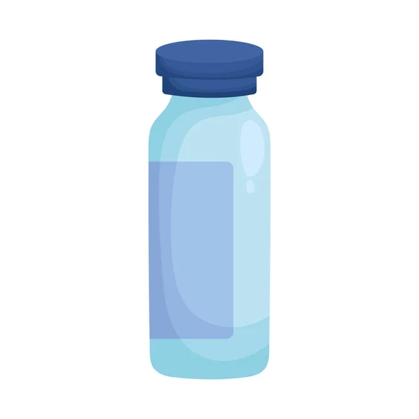 Vaccine Vial Medical Cure Icon — ストックベクタ
