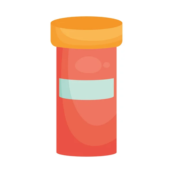 Bottle Medicine Drugs Pot Icon — Stock Vector