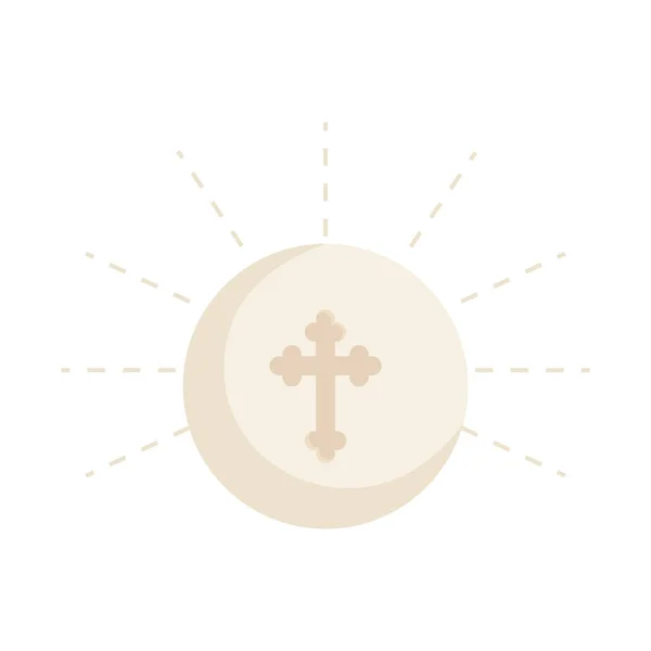 Holy Host First Communion Icon — Stock Vector