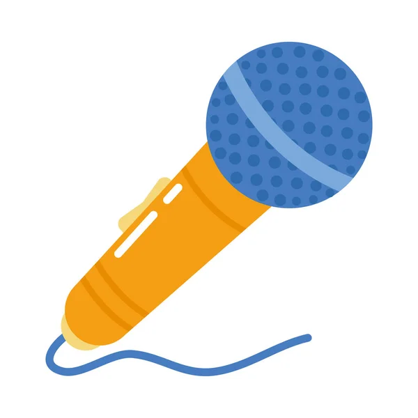 Microphone Audio Device Tech Icon — Image vectorielle