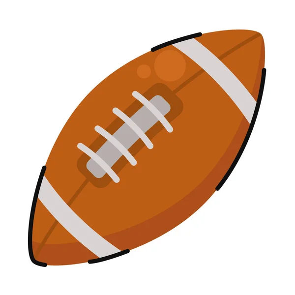 Amerikansk Fotboll Sport Ballong Ikon — Stock vektor