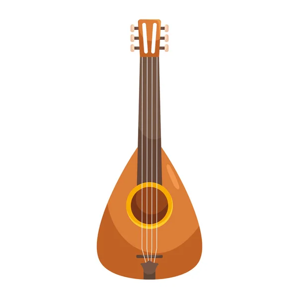 Balalaika Guitar Instrument Musical Icon — Stock Vector