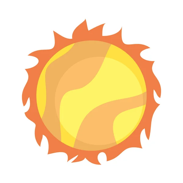 Иконка Солнца Летнего Сезона — стоковый вектор