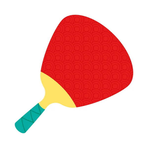 Asiatique Culture Rouge Fan Icône — Image vectorielle