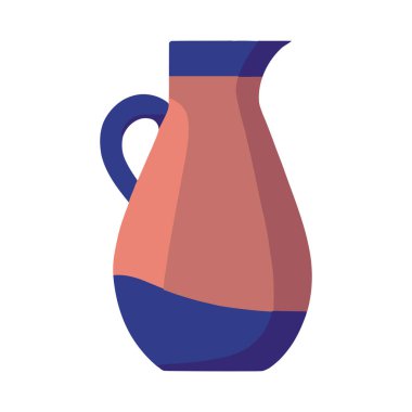 Beyaz yerine mavi vazo tasarımı