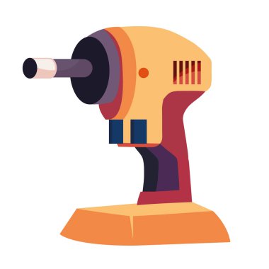 Beyaz yerine sarı matkap çizimi