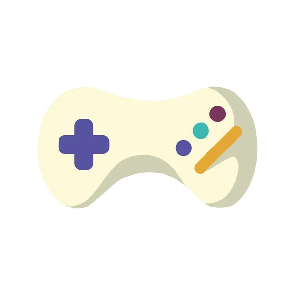 Video Game Controller White — Wektor stockowy