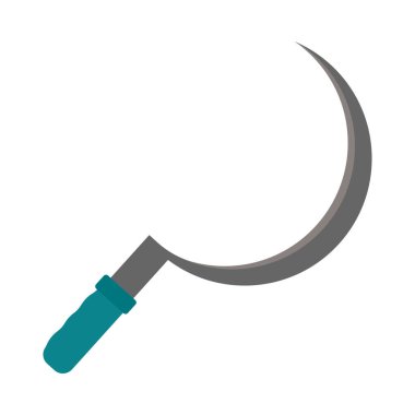 orak bahçe aracı izole edilmiş simge