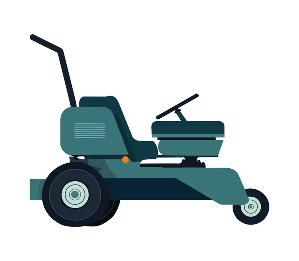Tracteur Routier Ferme Symbole Agriculture Isolée — Image vectorielle