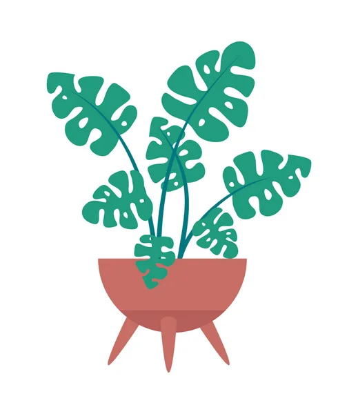 Ilustrace Rostlin Symbolizuje Růst Přírodu Izolované — Stockový vektor