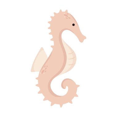 Pembe at nalı yüzme deniz yaşamı izole edildi.