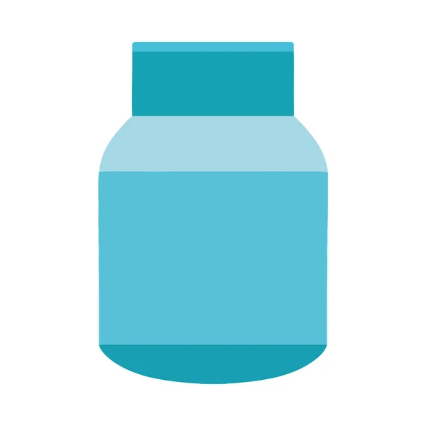 药物容器 内装药丸和液体 — 图库矢量图片