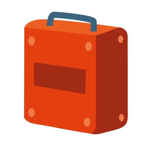 Подорожуйте Легкістю Використовуючи Багаж Портфелі Ізольовані — стоковий вектор