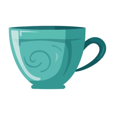 Bir bardak kapuçino, izole edilmiş bir gurme kahve.