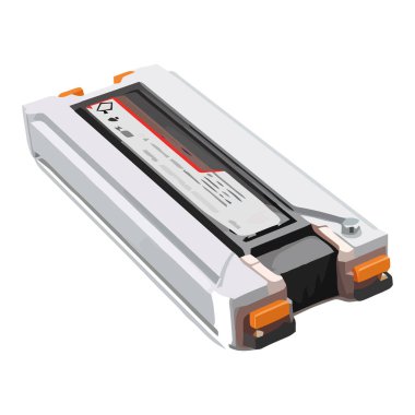 Modern makineler elektronik endüstrisinin güç kaynağını sembolize eder.