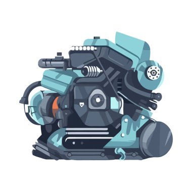 Modern makine endüstrisi izole edilmiş ekipmanlar tasarladı