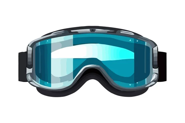 Beschermende Brillen Voor Wintersport Onderwateravonturen Geïsoleerd — Stockvector