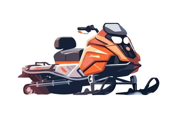 Conduite Compétition Moto Sports Extrêmes Isolé — Image vectorielle