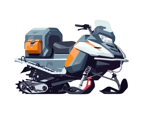 在偏僻的道路上驾驶探险摩托车比赛 — 图库矢量图片