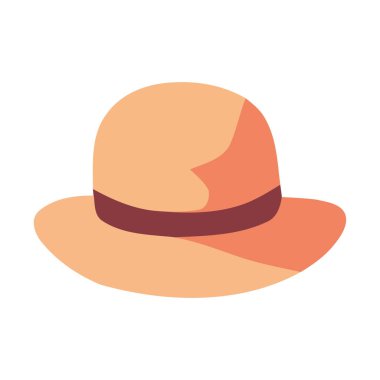 Modaya uygun erkekler fötr şapka, izole edilmiş zarafetin sembolü.