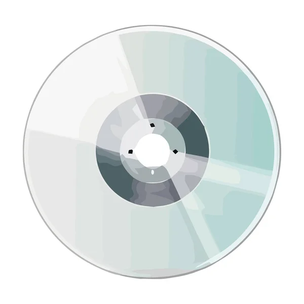 Périphérique Musique Icône Isolée — Image vectorielle
