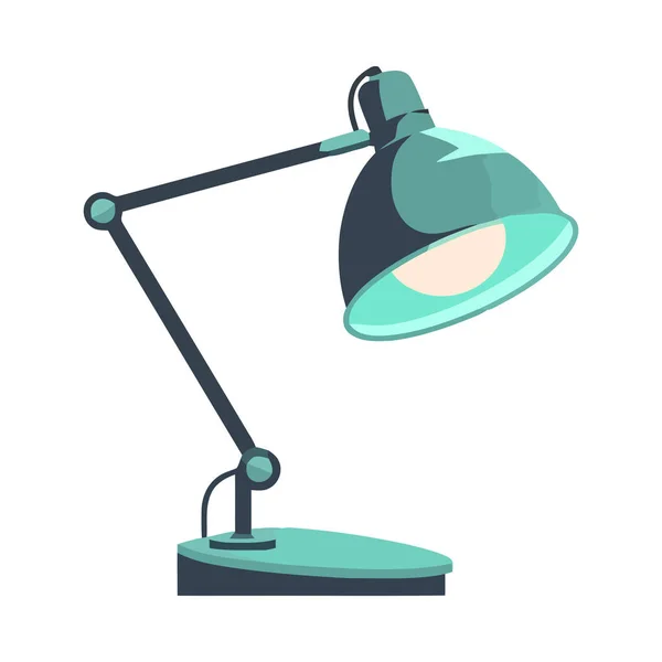 Modern Lamp Design Symbolizes Creativity Isolated — Stock Vector