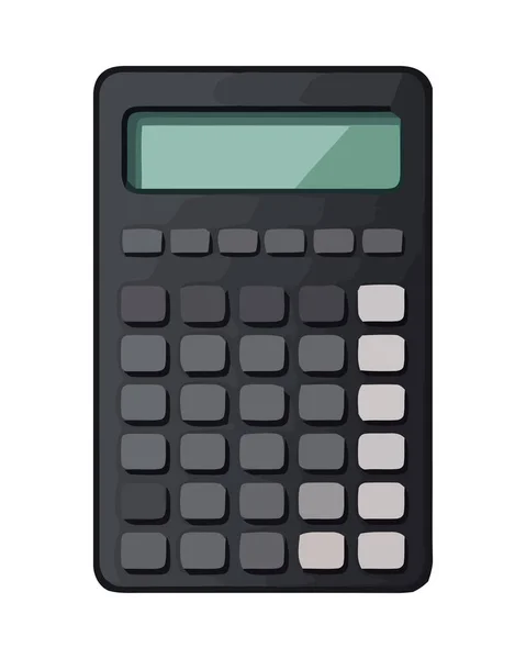 Rechner Symbol Symbolisiert Einfachheit Finanzwesen — Stockvektor