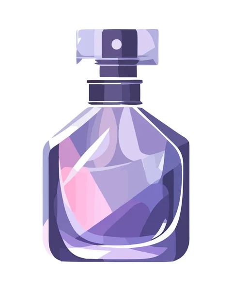 Luxe Parfum Spray Elegante Stijl Geïsoleerd — Stockvector